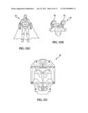 ACTION FIGURINE WITH ACCESSORIES AND APPARATUS AND METHOD FOR SECURING     ACCESSORIES THERETO diagram and image