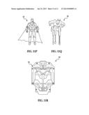 ACTION FIGURINE WITH ACCESSORIES AND APPARATUS AND METHOD FOR SECURING     ACCESSORIES THERETO diagram and image