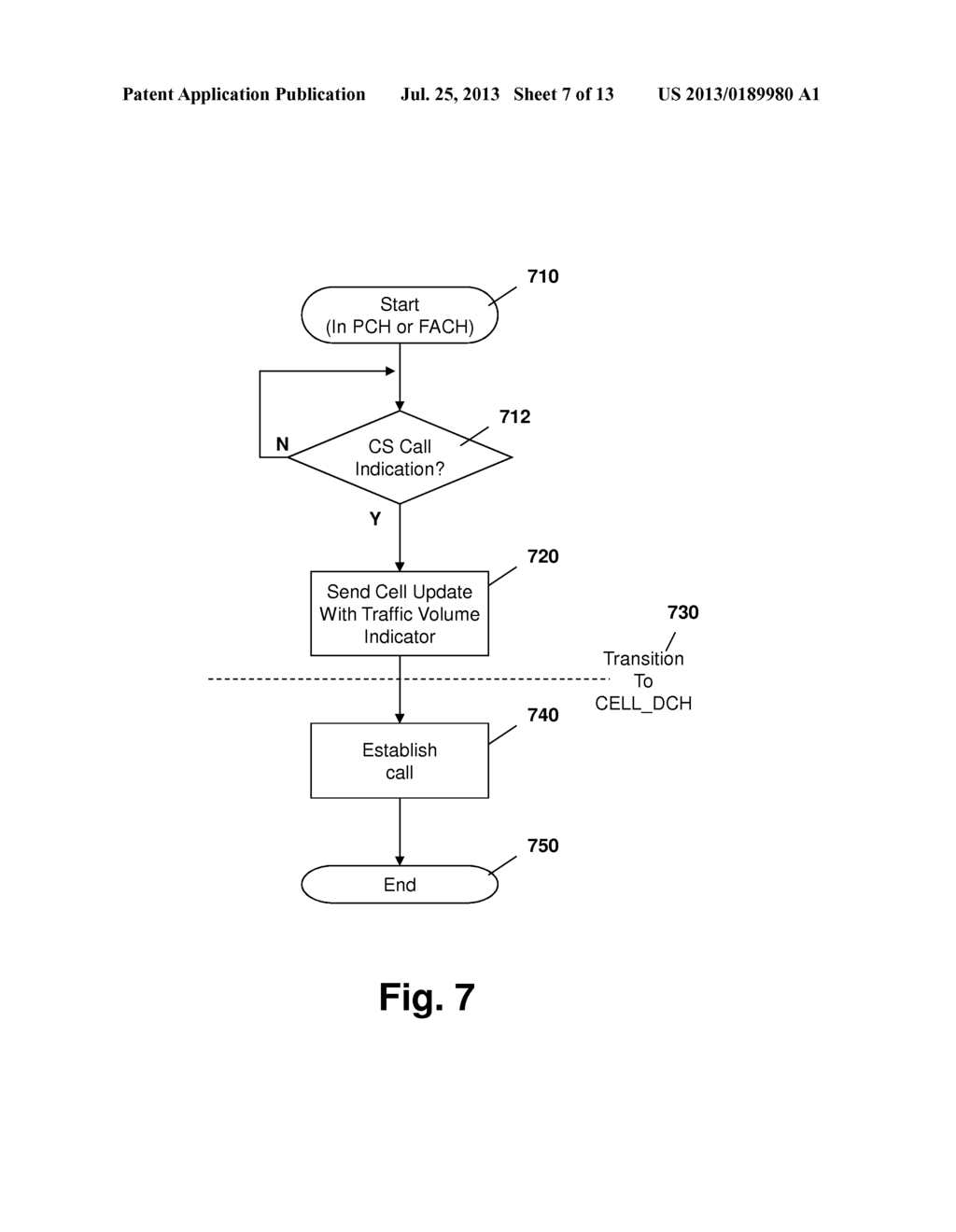 METHOD AND SYSTEM FOR VOICE CALL SETUP FROM A PCH OR FACH STATE - diagram, schematic, and image 08