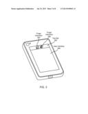 USER INTERFACE FOR A PORTABLE DEVICE INCLUDING DETECTING ABSENCE OF A     FINGER NEAR A TOUCHSCREEN TO PREVENT ACTIVATING A CONTROL diagram and image