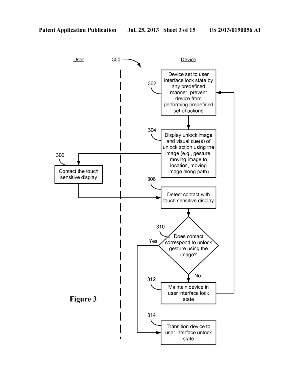 Unlocking a Device by Performing Gestures on an Unlock Image - diagram, schematic, and image 04