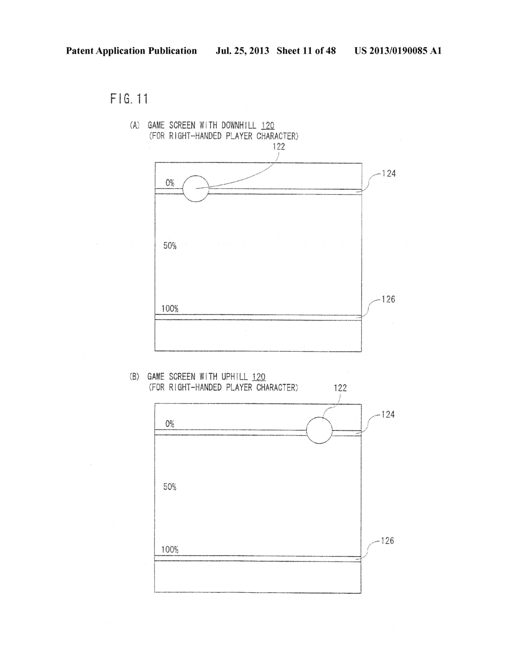 GAME APPARATUS, STORAGE MEDIUM STORING A GAME PROGRAM, AND GAME CONTROL     METHOD - diagram, schematic, and image 12