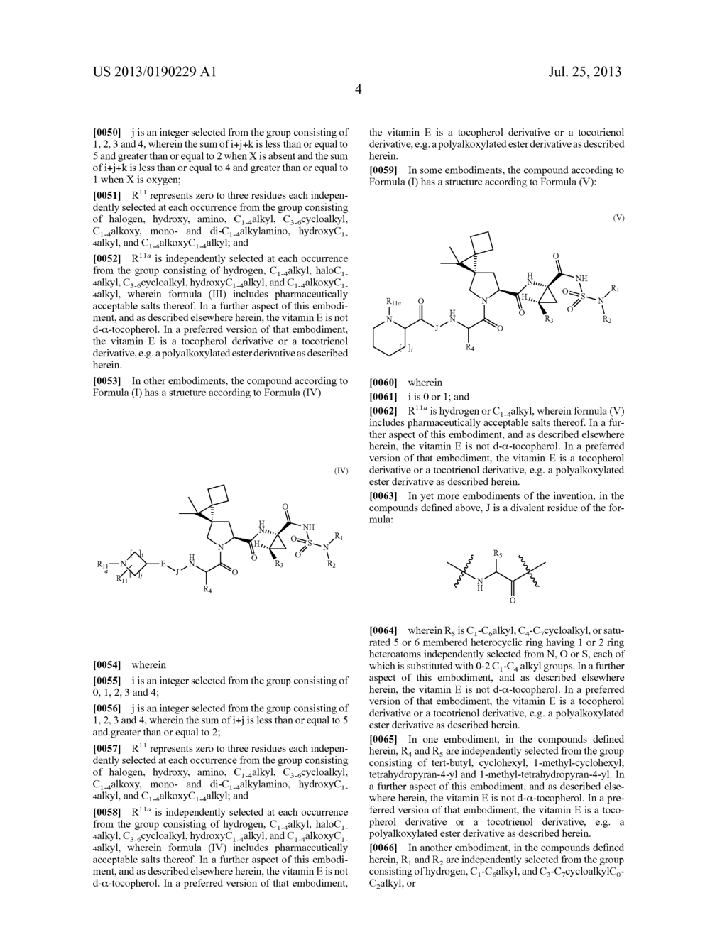VITAMIN E FORMULATIONS OF SULFAMIDE NS3 INHIBITORS - diagram, schematic, and image 08