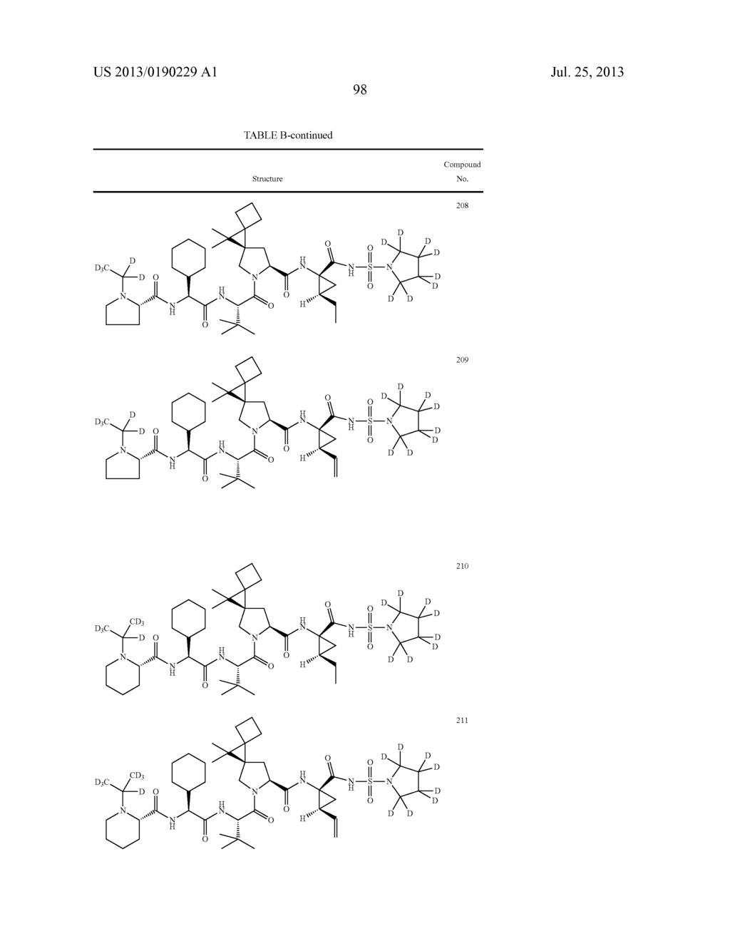 VITAMIN E FORMULATIONS OF SULFAMIDE NS3 INHIBITORS - diagram, schematic, and image 102