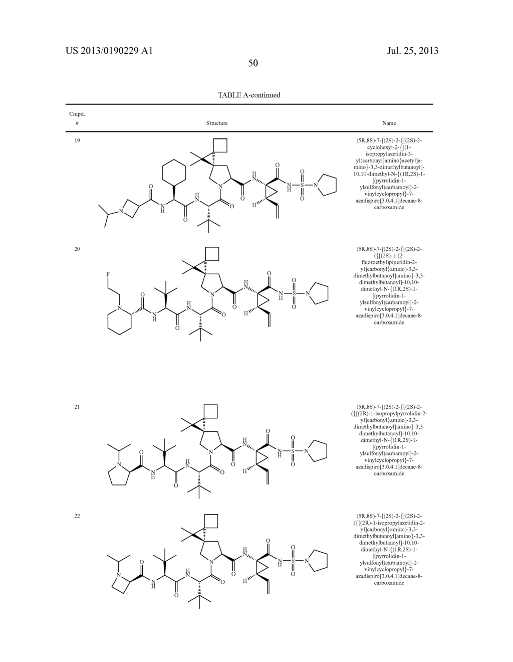 VITAMIN E FORMULATIONS OF SULFAMIDE NS3 INHIBITORS - diagram, schematic, and image 54