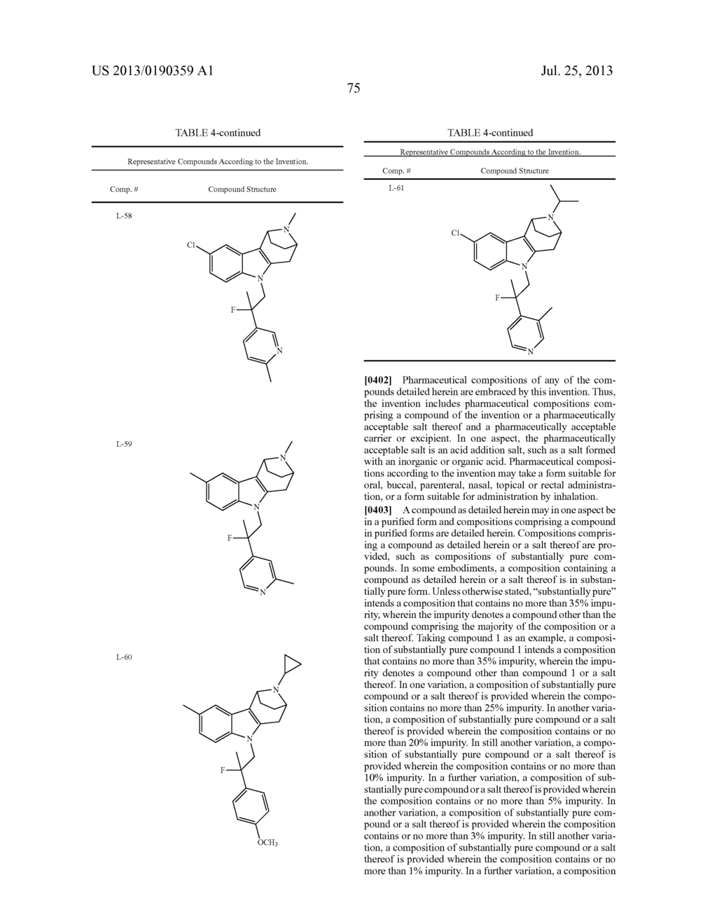 BRIDGED HETEROCYCLIC COMPOUNDS AND METHODS OF USE - diagram, schematic, and image 76