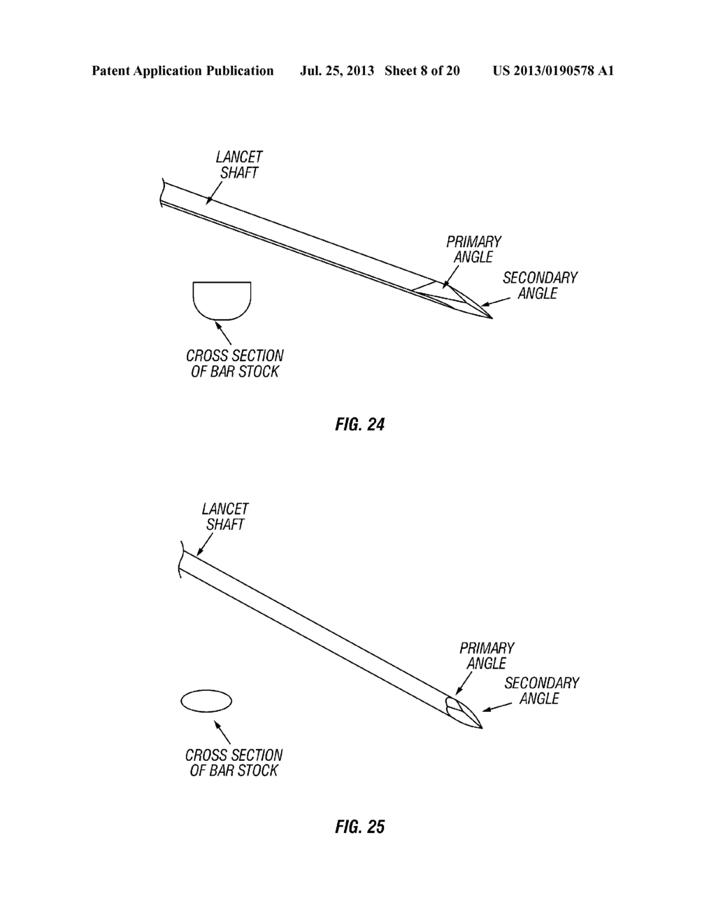 Low pain penetrating member - diagram, schematic, and image 09