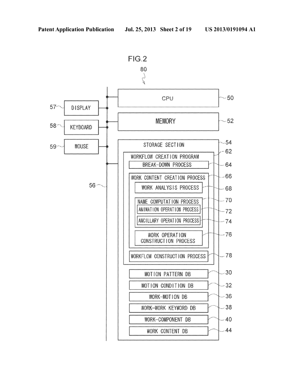 WORK CONTENT CREATION APPARATUS AND METHOD, AND WORKFLOW CREATION     APPARATUS AND METHOD - diagram, schematic, and image 03