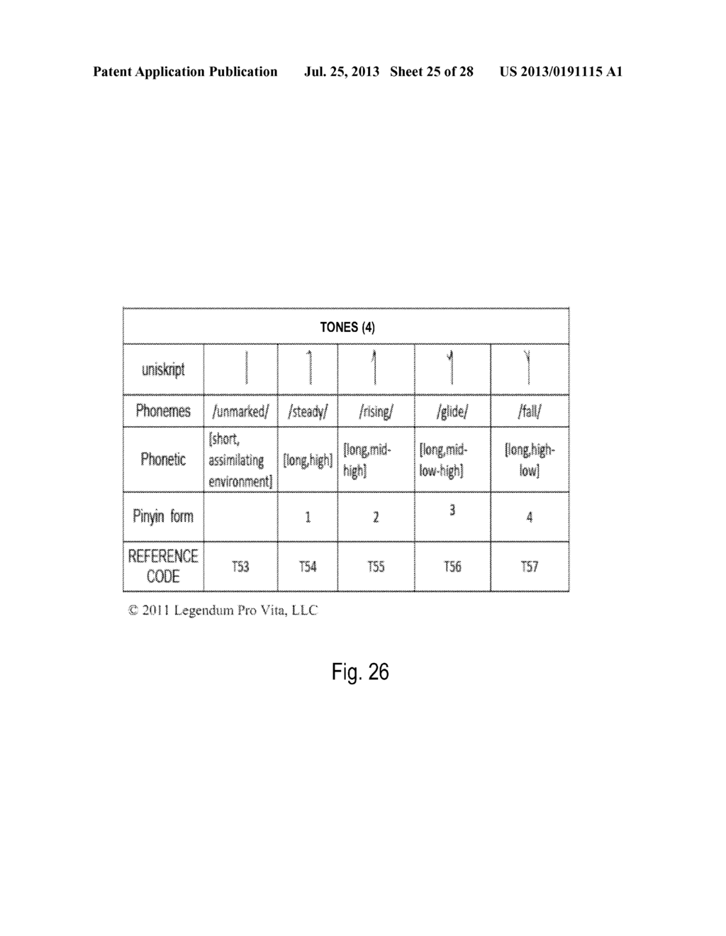 Methods and Systems for Transcribing or Transliterating to an     Iconphonological Orthography - diagram, schematic, and image 26