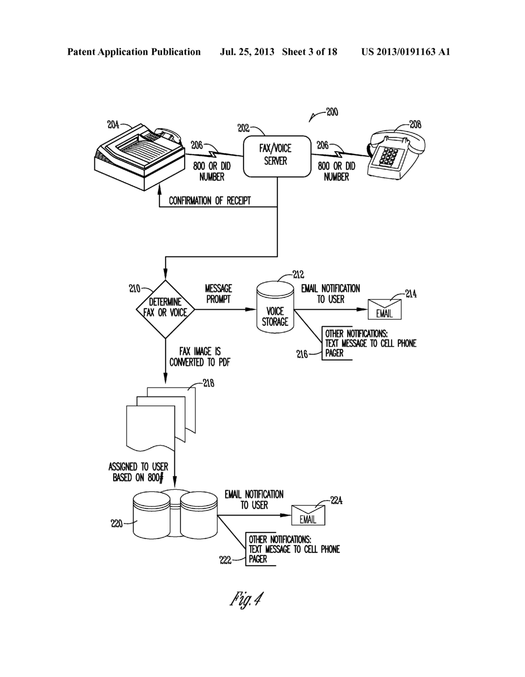 HEALTH RECORD WITH INBOUND AND OUTBOUND FAX FUNCTIONALITY - diagram, schematic, and image 04