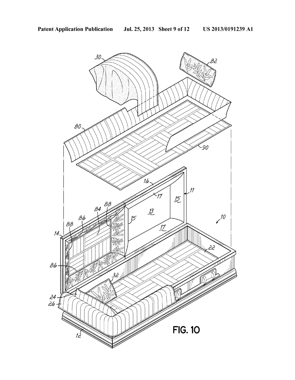 Method Of Personalizing And Merchandising Caskets At Point Of Purchase - diagram, schematic, and image 10