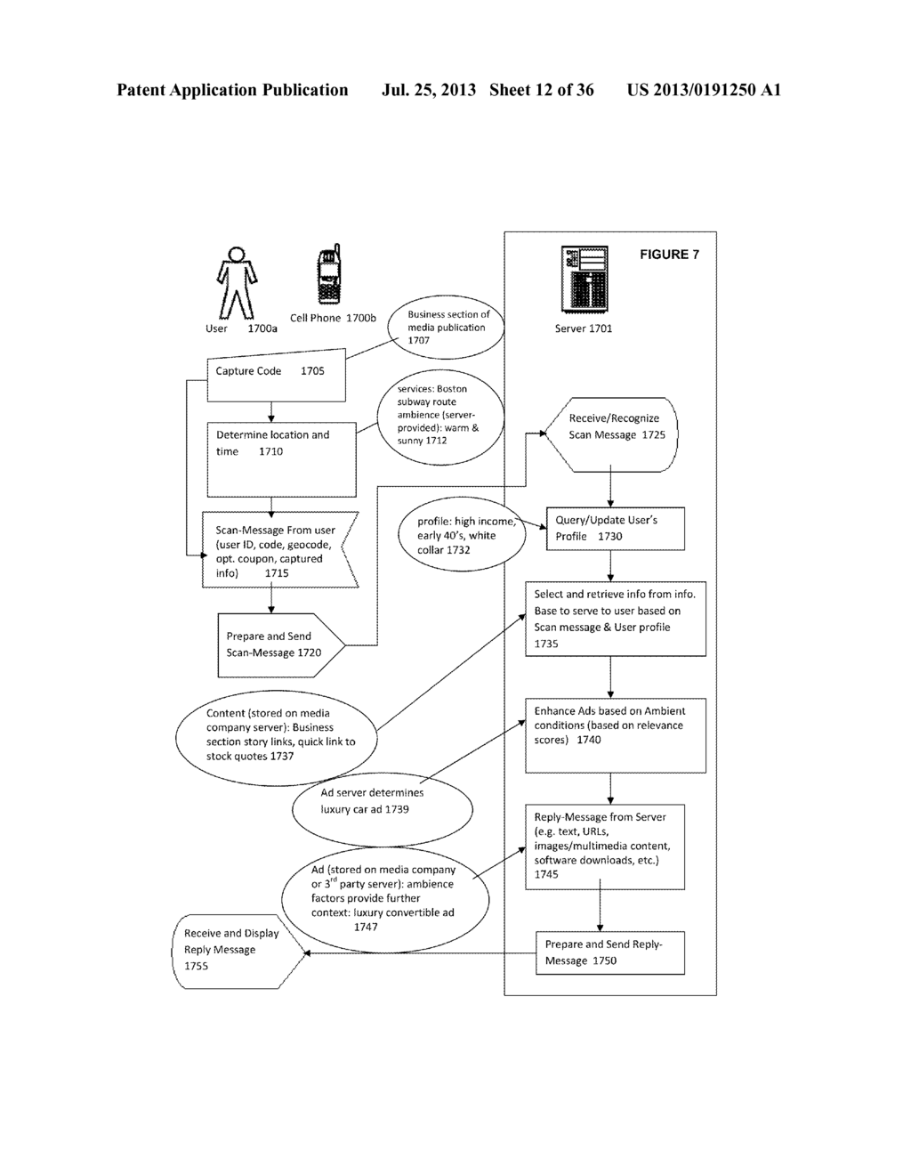 SYSTEM AND METHOD FOR AUGMENTED REALITY USING MULTI-MODAL SENSORY     RECOGNITION FROM ARTIFACTS OF INTEREST - diagram, schematic, and image 13