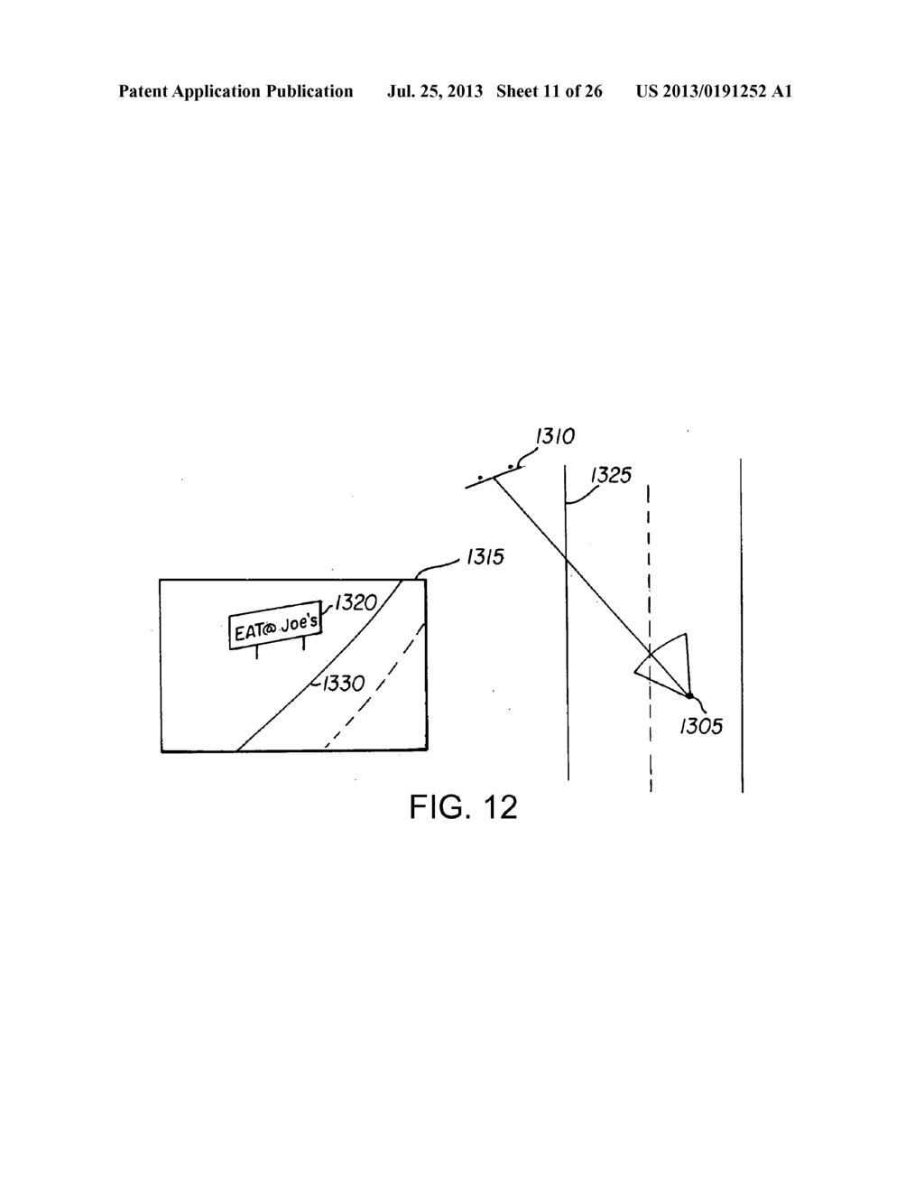 Method and Apparatus of Providing Street View Data of a Comparable Real     Estate Property - diagram, schematic, and image 12