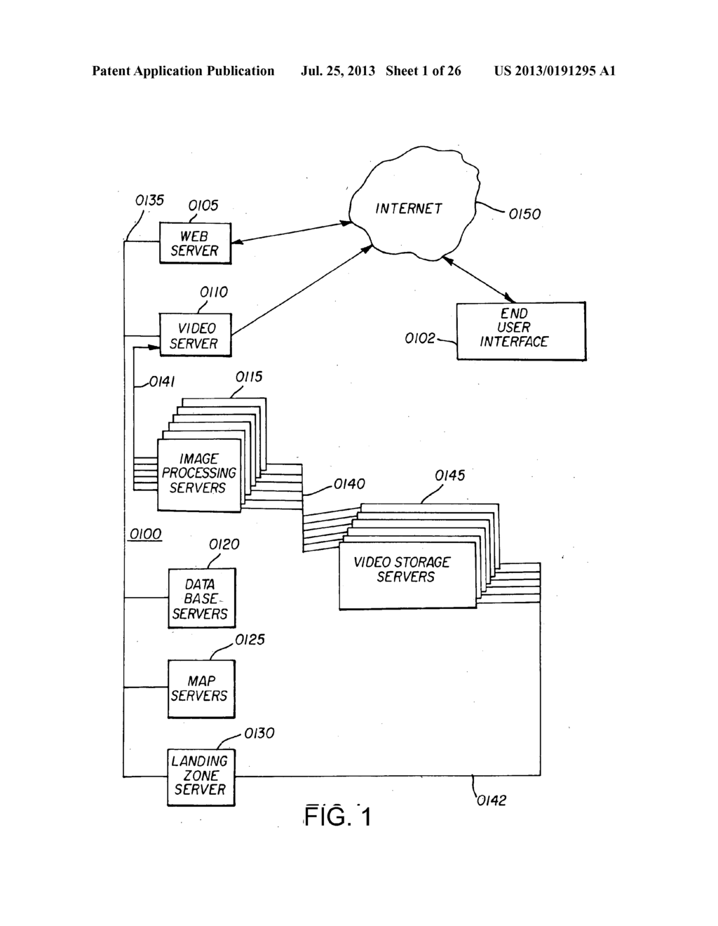 Method of Receiving a List of Links to Street View Data of Real Estate     Properties - diagram, schematic, and image 02