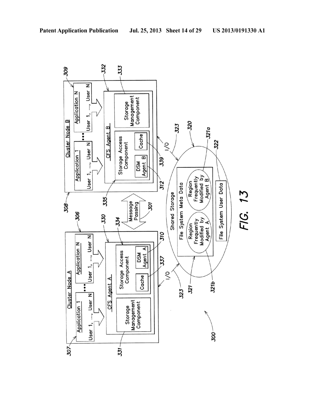 REDUCING CONTENTION AND MESSAGING TRAFFIC IN A DISTRIBUTED SHARED CACHING     FOR CLUSTERED FILE SYSTEMS - diagram, schematic, and image 15