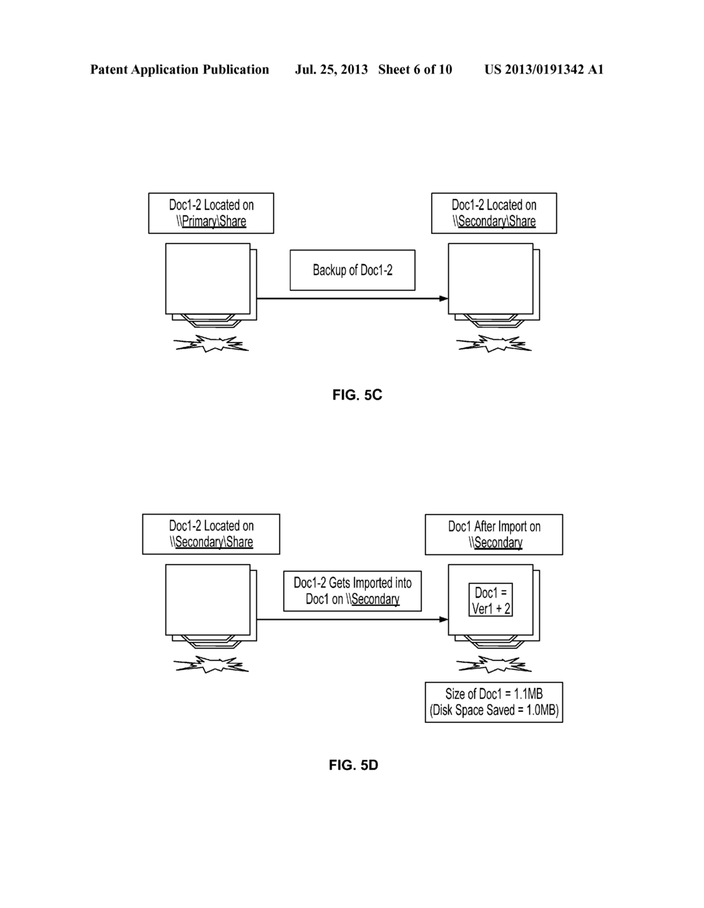 USING VERSIONING TO BACK UP MULTIPLE VERSIONS OF A STORED OBJECT - diagram, schematic, and image 07