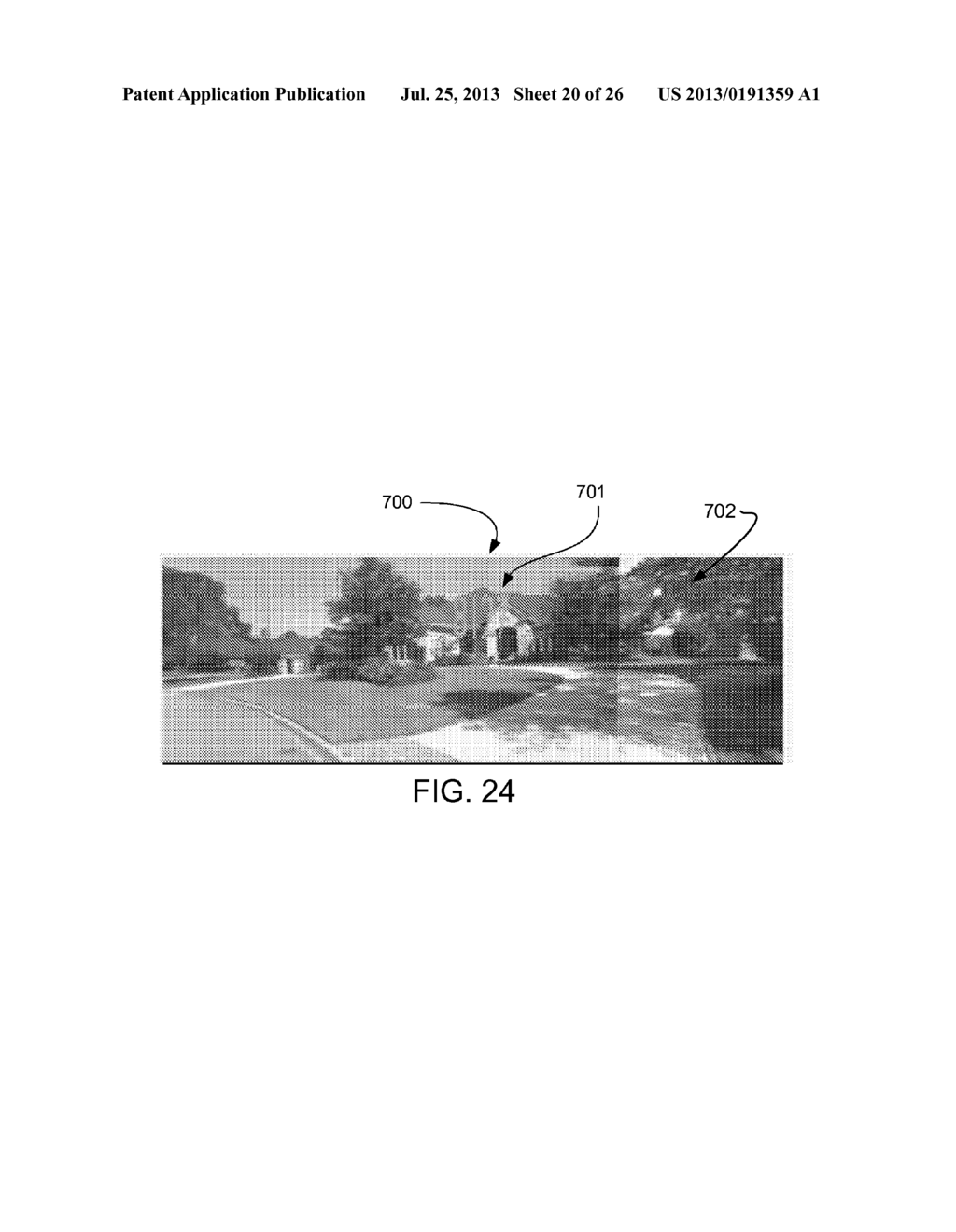 Method and Apparatus of Receiving a List of Links to Street View Data of     Real Estate Properties - diagram, schematic, and image 21