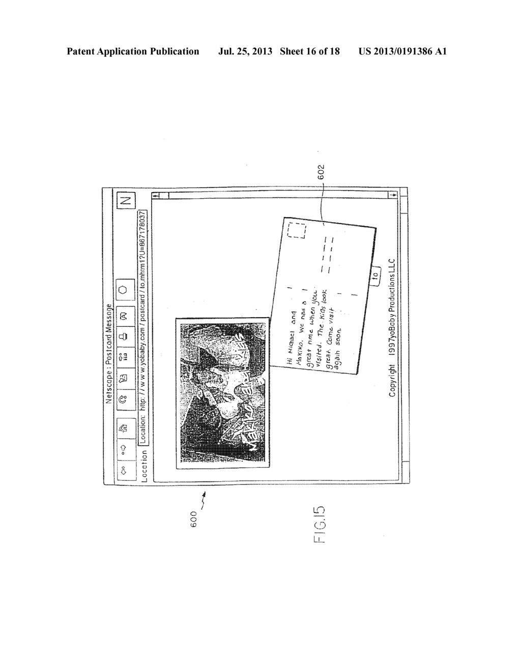 METHOD AND SYSTEM FOR CREATING MESSAGES INCLUDING IMAGE INFORMATION - diagram, schematic, and image 17