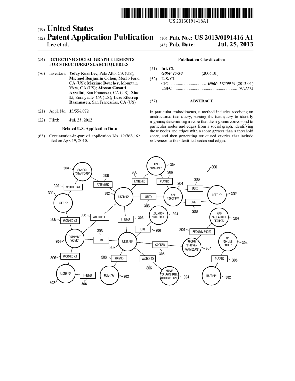 Detecting Social Graph Elements for Structured Search Queries - diagram, schematic, and image 01