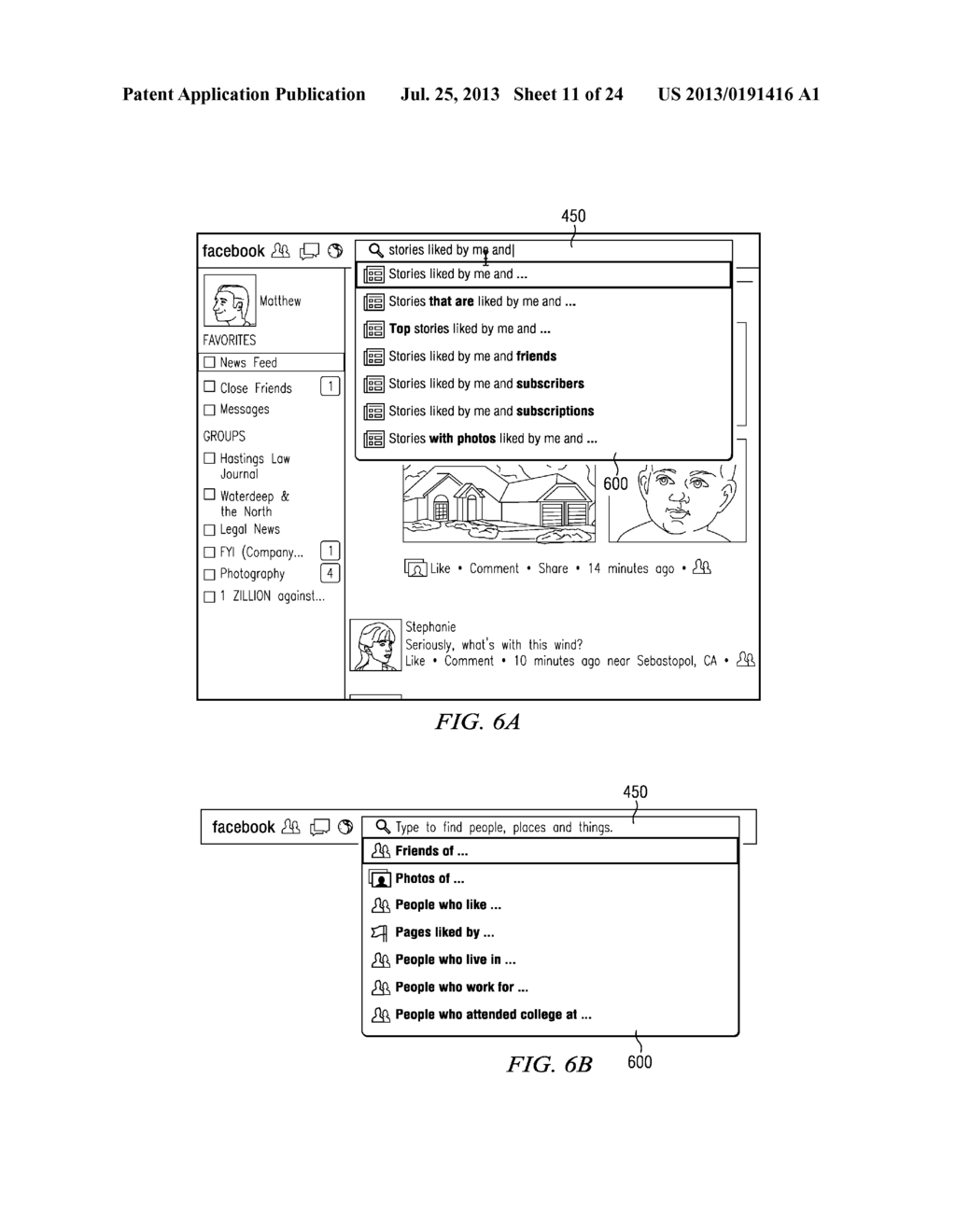 Detecting Social Graph Elements for Structured Search Queries - diagram, schematic, and image 12