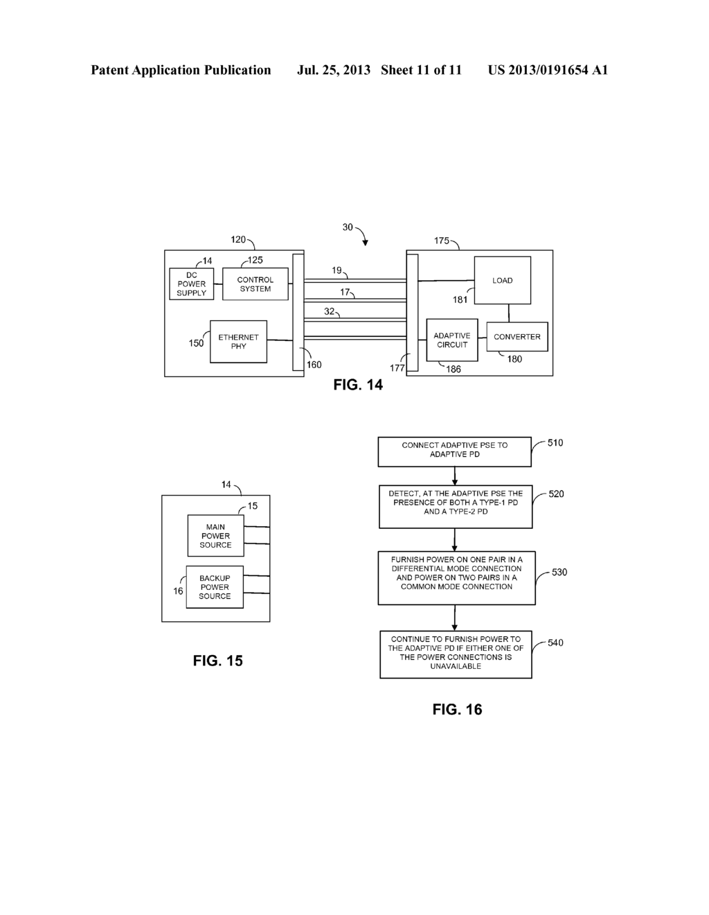 METHOD AND SYSTEM FOR FURNISHING POWER AND DATA FROM POWER SOURCING     EQUIPMENT TO POWERED DEVICE - diagram, schematic, and image 12