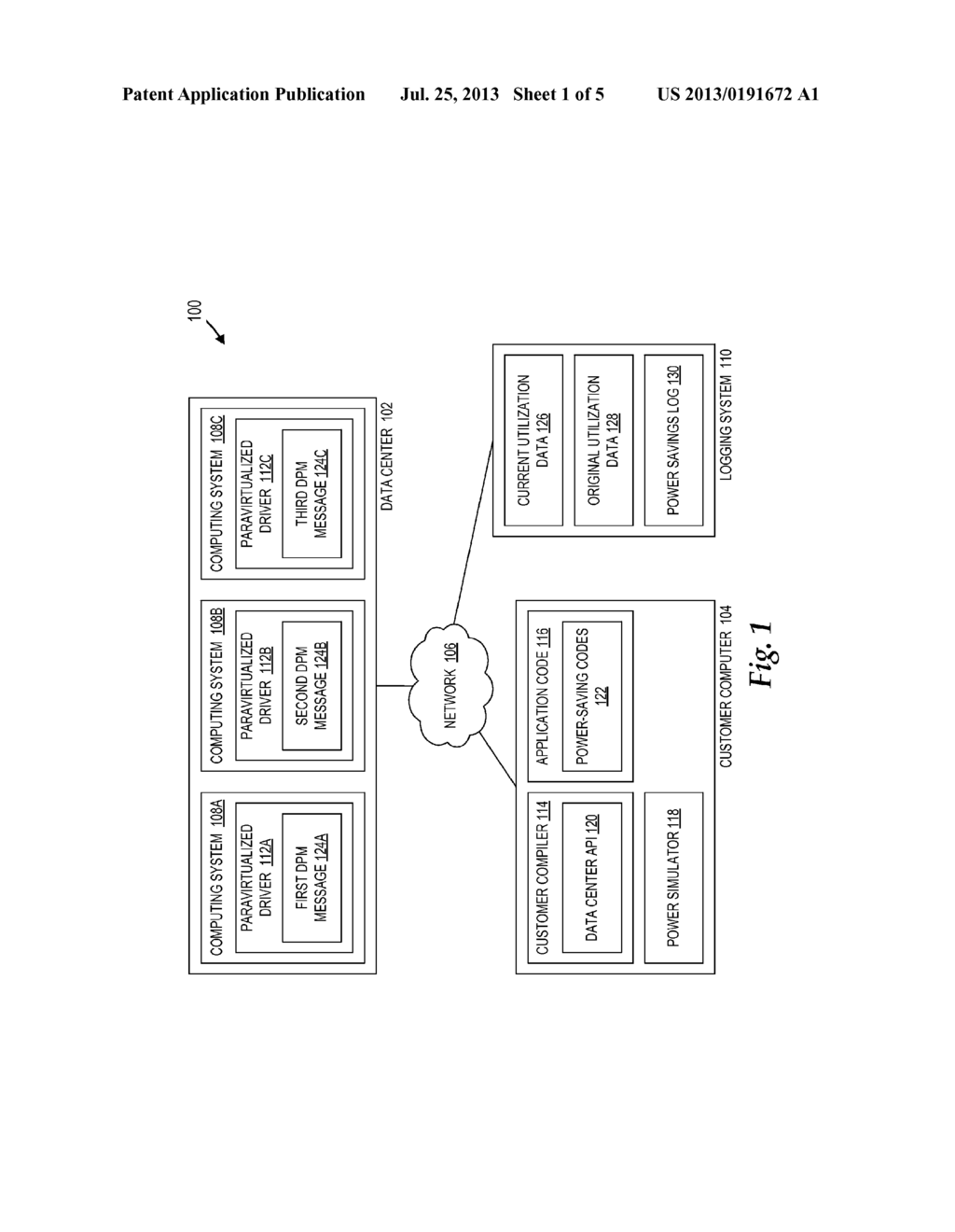 User Generated Data Center Power Savings - diagram, schematic, and image 02