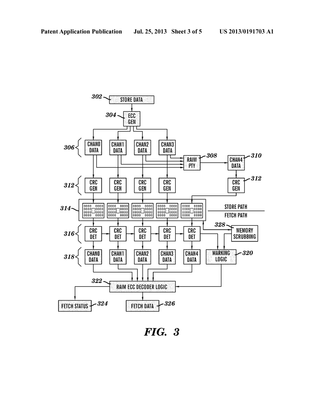 DYNAMIC GRADUATED MEMORY DEVICE PROTECTION IN REDUNDANT ARRAY OF     INDEPENDENT MEMORY (RAIM) SYSTEMS - diagram, schematic, and image 04