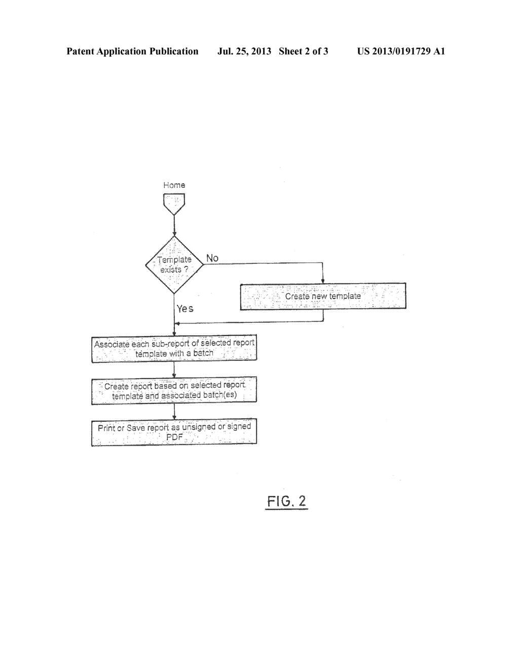 Method of Generating an Electronic Report - diagram, schematic, and image 03