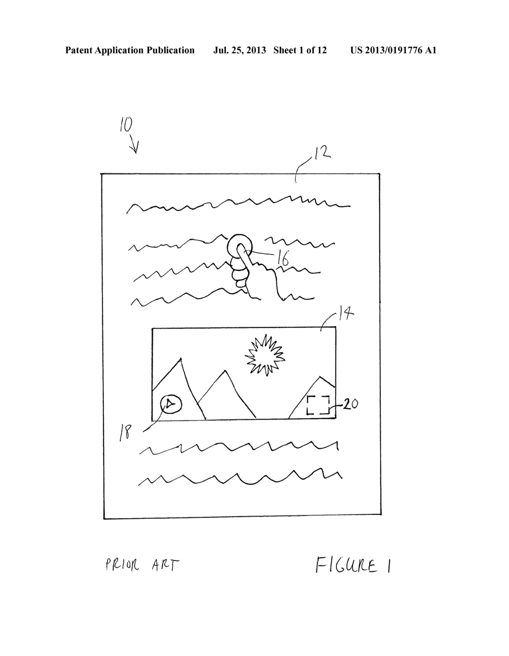 METHOD OF ACTIVATING ACTIVATABLE CONTENT ON AN ELECTRONIC DEVICE DISPLAY - diagram, schematic, and image 02