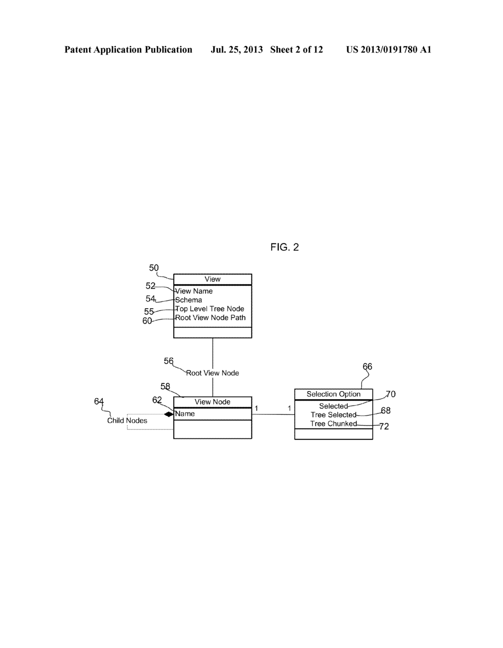 GENERATING VIEWS OF SUBSETS OF NODES OF A SCHEMA - diagram, schematic, and image 03