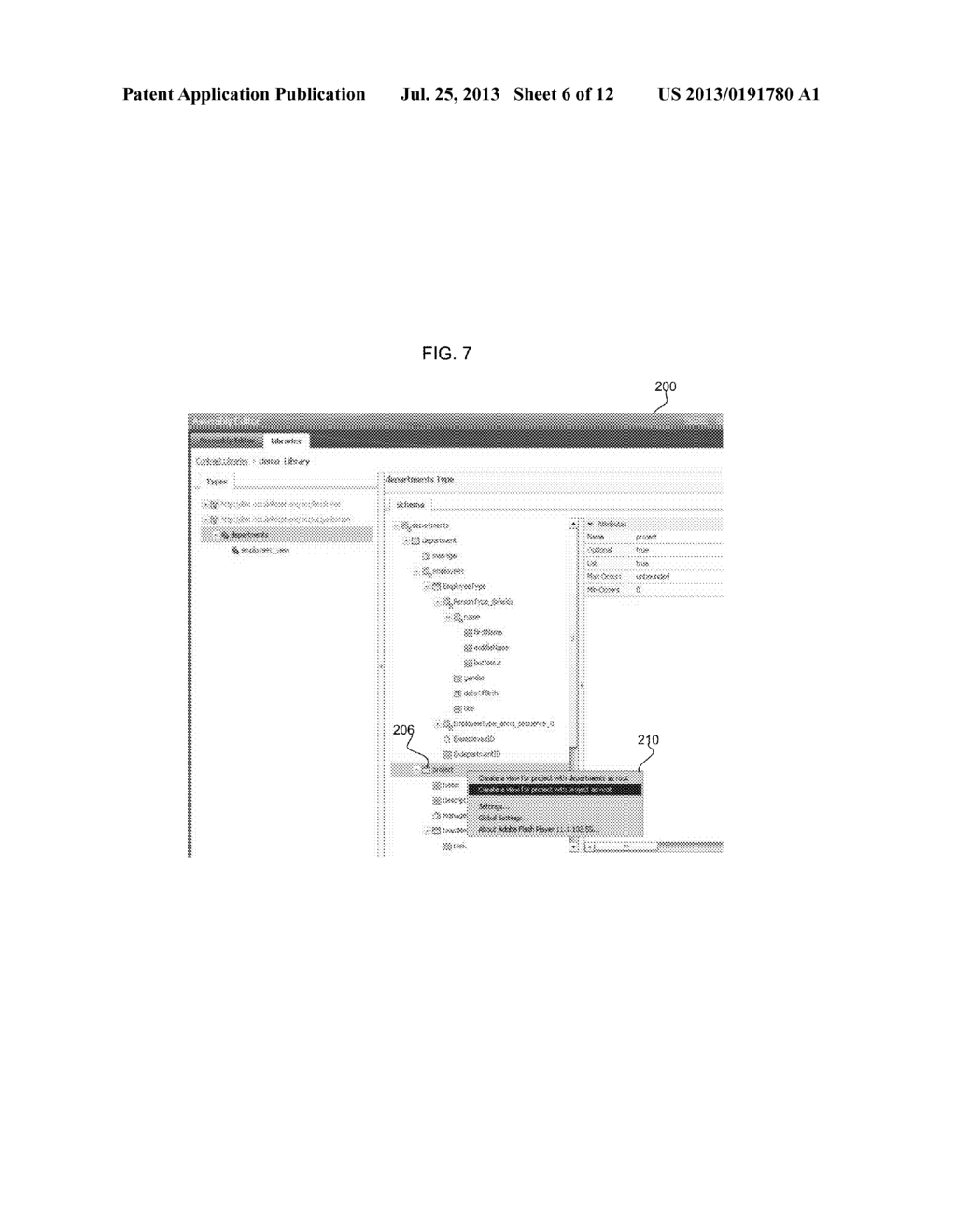 GENERATING VIEWS OF SUBSETS OF NODES OF A SCHEMA - diagram, schematic, and image 07