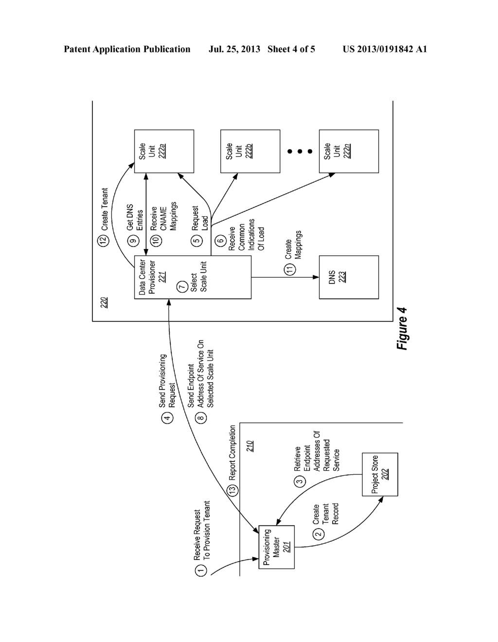 PROVISIONING TENANTS TO MULTI-TENANT CAPABLE SERVICES - diagram, schematic, and image 05