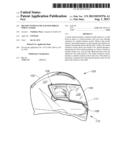 HELMET WITH FLUSH ALIGNED SHIELD WHEN CLOSED diagram and image