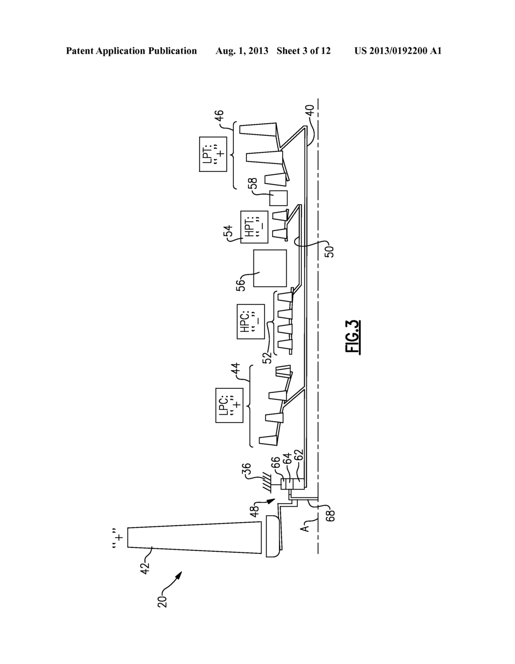 GEARED TURBOFAN GAS TURBINE ENGINE ARCHITECTURE - diagram, schematic, and image 04