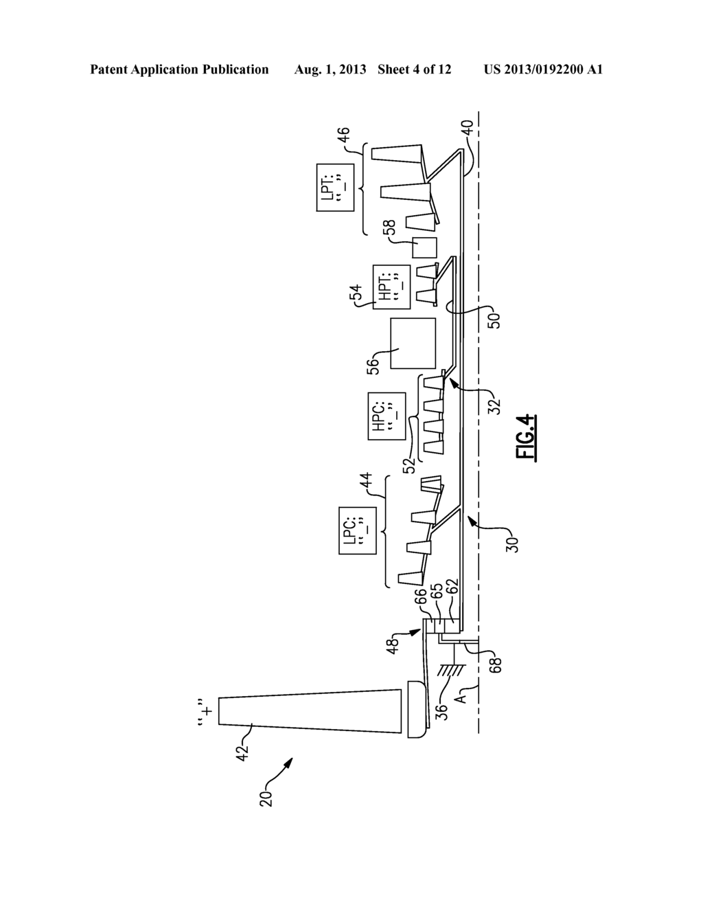 GEARED TURBOFAN GAS TURBINE ENGINE ARCHITECTURE - diagram, schematic, and image 05