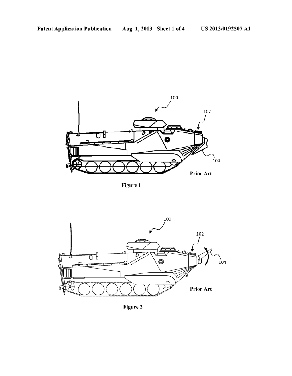 RETRACTABLE TRIM VANE FOR AMPHIBIOUS VEHICLE - diagram, schematic, and image 02