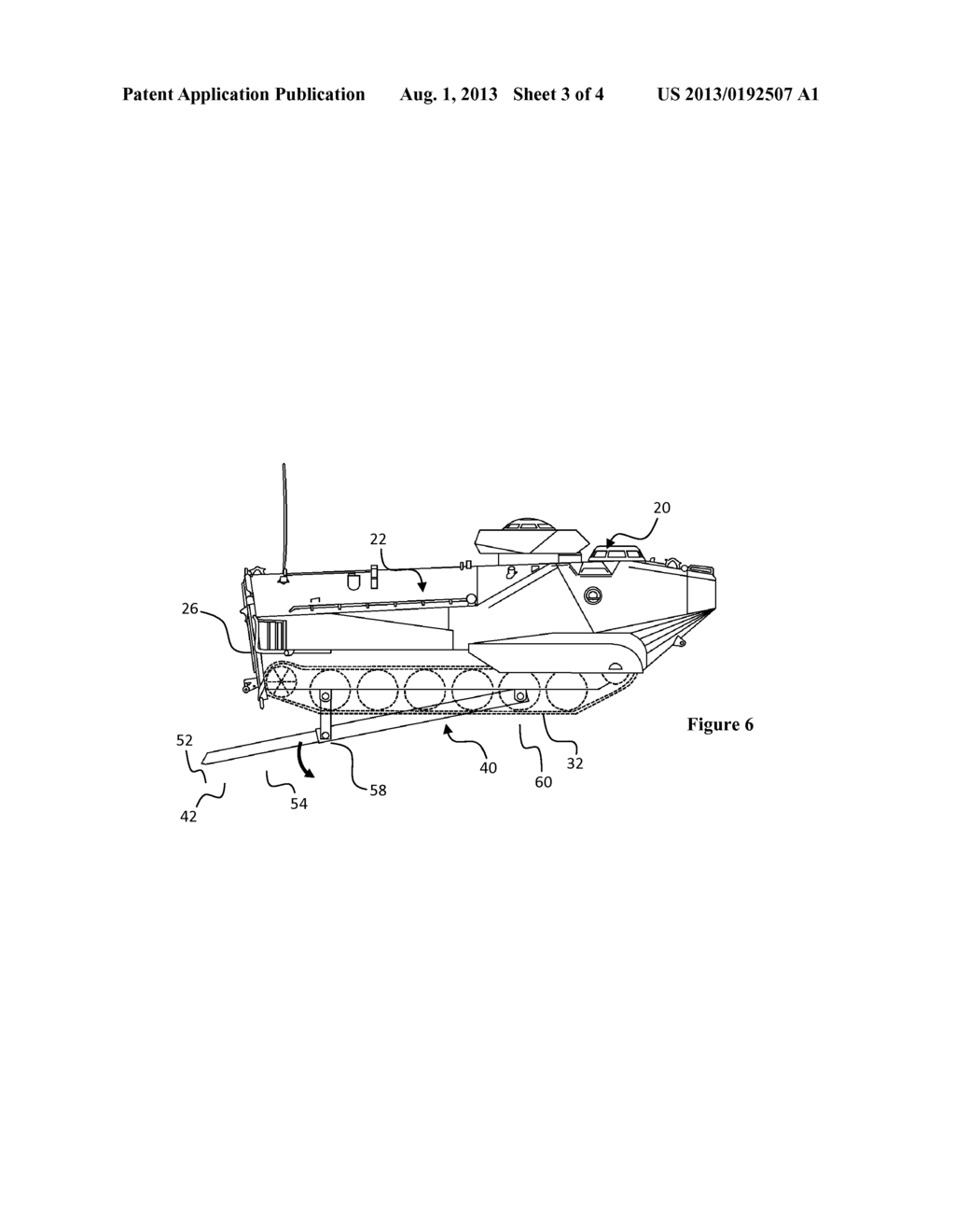 RETRACTABLE TRIM VANE FOR AMPHIBIOUS VEHICLE - diagram, schematic, and image 04