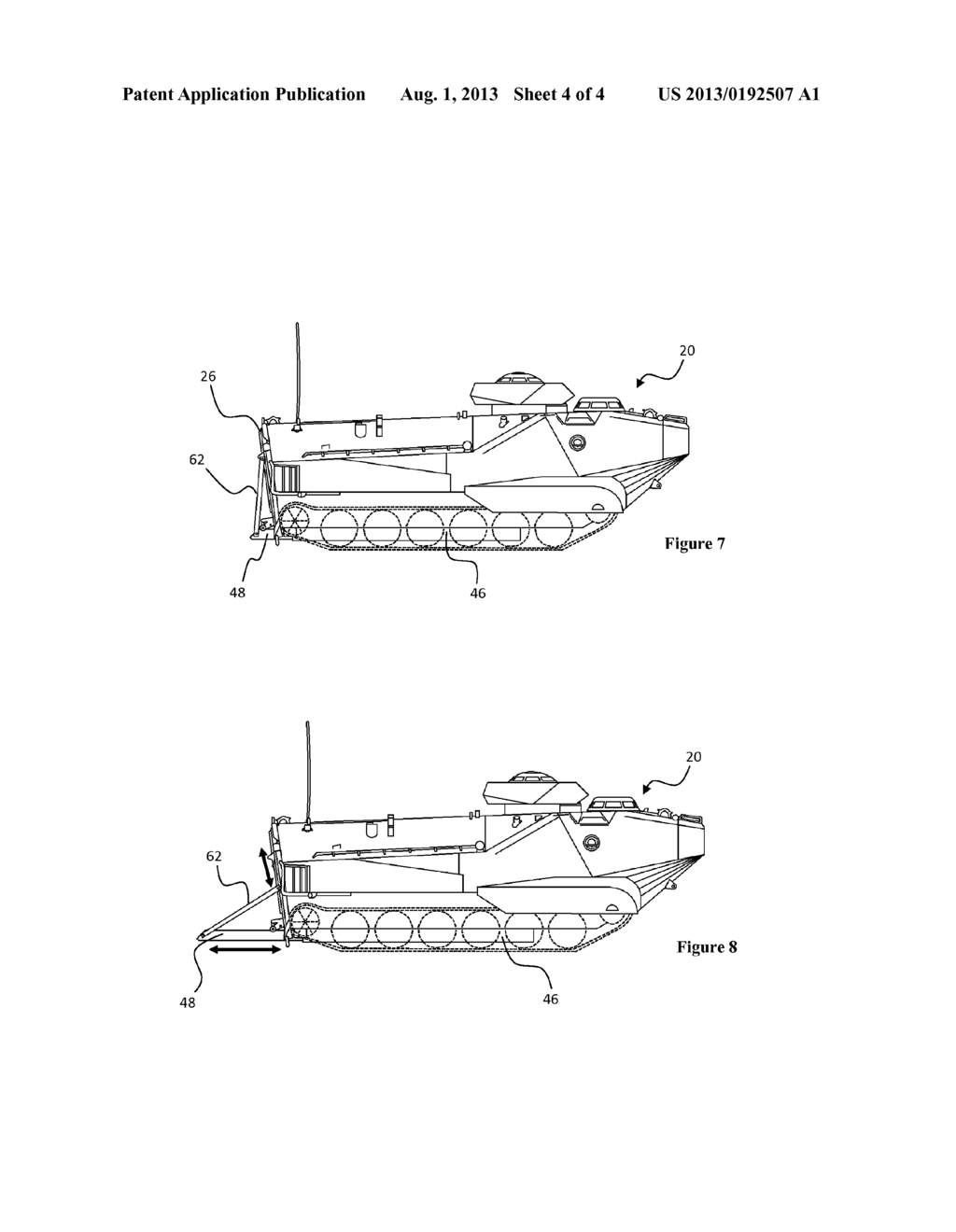 RETRACTABLE TRIM VANE FOR AMPHIBIOUS VEHICLE - diagram, schematic, and image 05