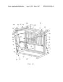 FULLY AUTOMATED, SENSOR-DRIVEN, CATCH SYSTEM FOR A HYDRAULIC LIVESTOCK     SQUEEZE CHUTE diagram and image