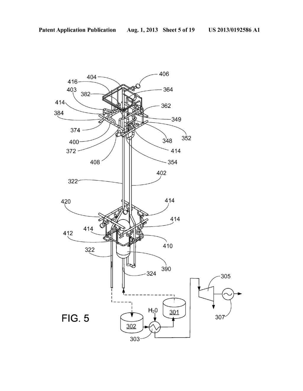 SHOP ASSEMBLED VERTICAL SERPENTINE FLOW MOLTEN SALT SOLAR RECEIVER - diagram, schematic, and image 06