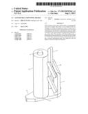 Sanitary roll paper towel holder diagram and image