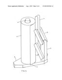 Sanitary roll paper towel holder diagram and image