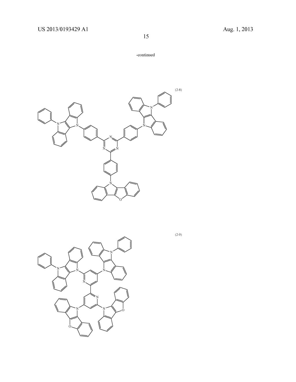 ORGANIC ELECTROLUMINESCENT ELEMENT - diagram, schematic, and image 17