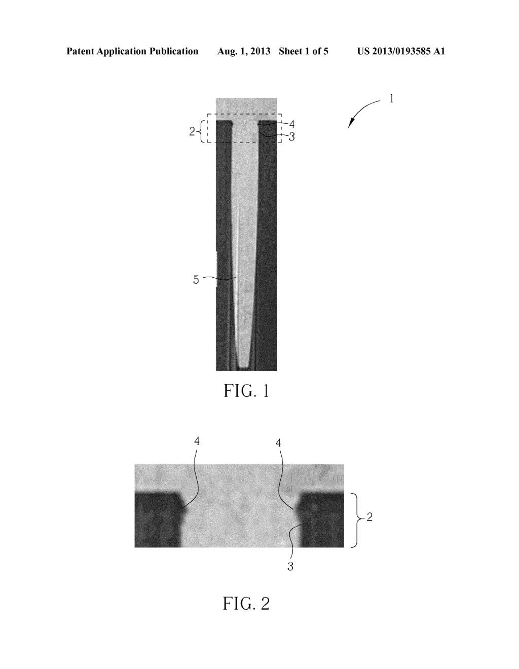 Fabrication method and structure of through silicon via - diagram, schematic, and image 02