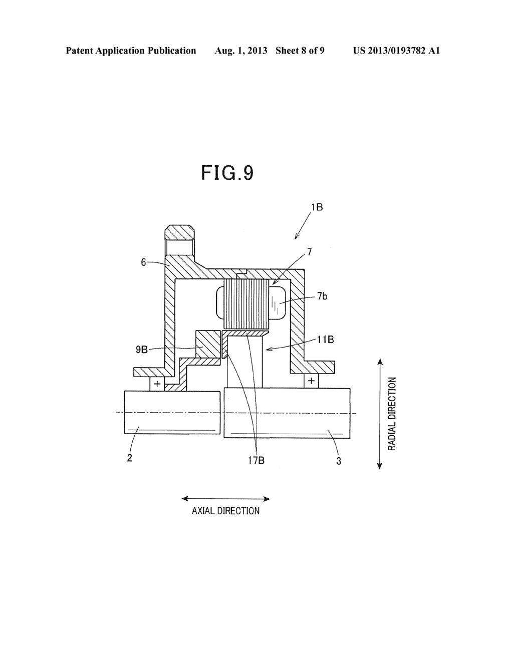 DOUBLE DRIVE SHAFT MOTOR OF MAGNETIC FLUX MODULATION TYPE - diagram, schematic, and image 09