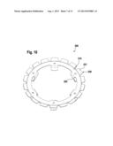 CONICAL SPRING WASHER FOR MOUNTING A STATOR IN THE HOUSING OF AN     ELECTRICAL MACHINE diagram and image