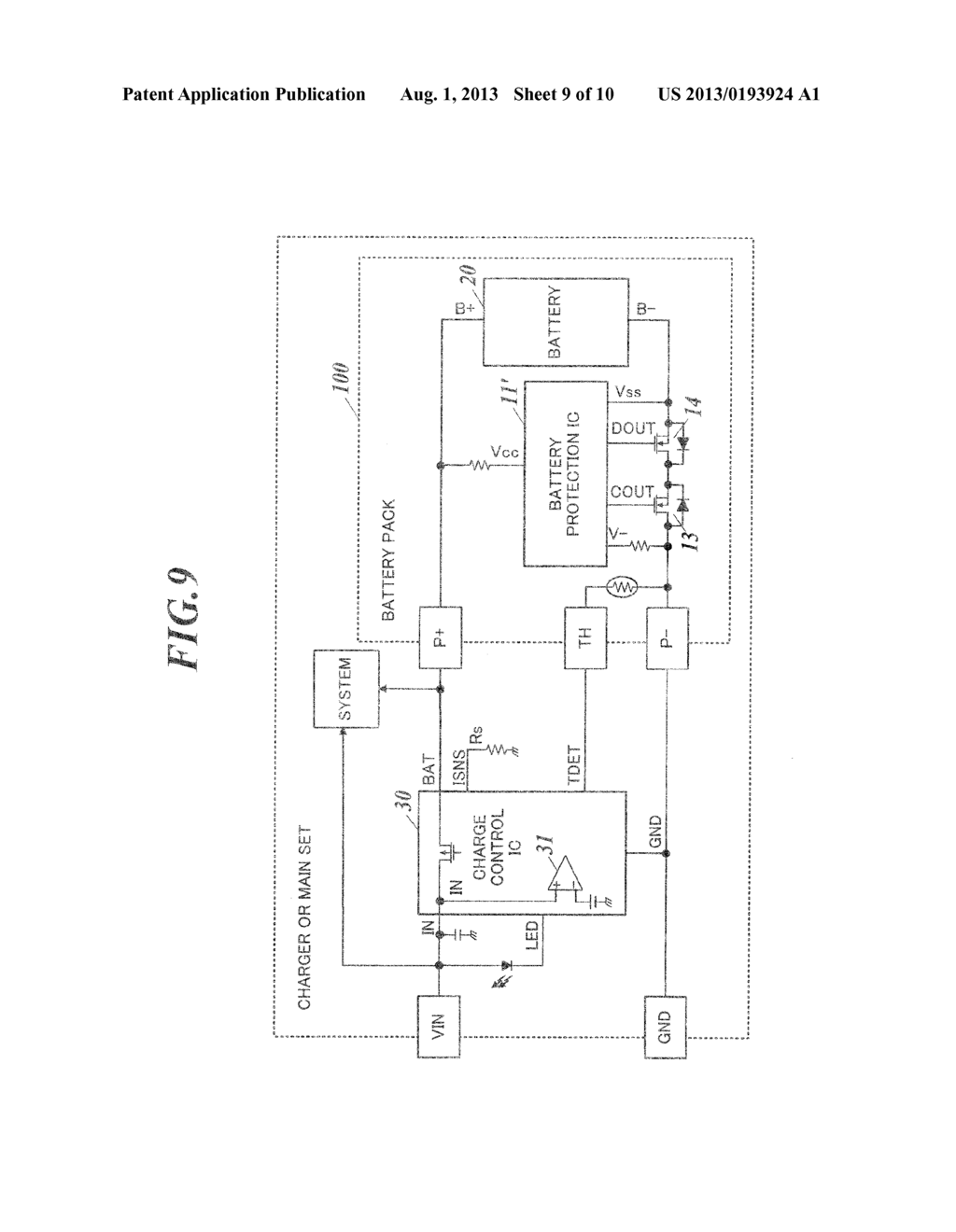 CHARGE CONTROLLER WITH  PROTECTION FUNCTION AND BATTERY PACK - diagram, schematic, and image 10