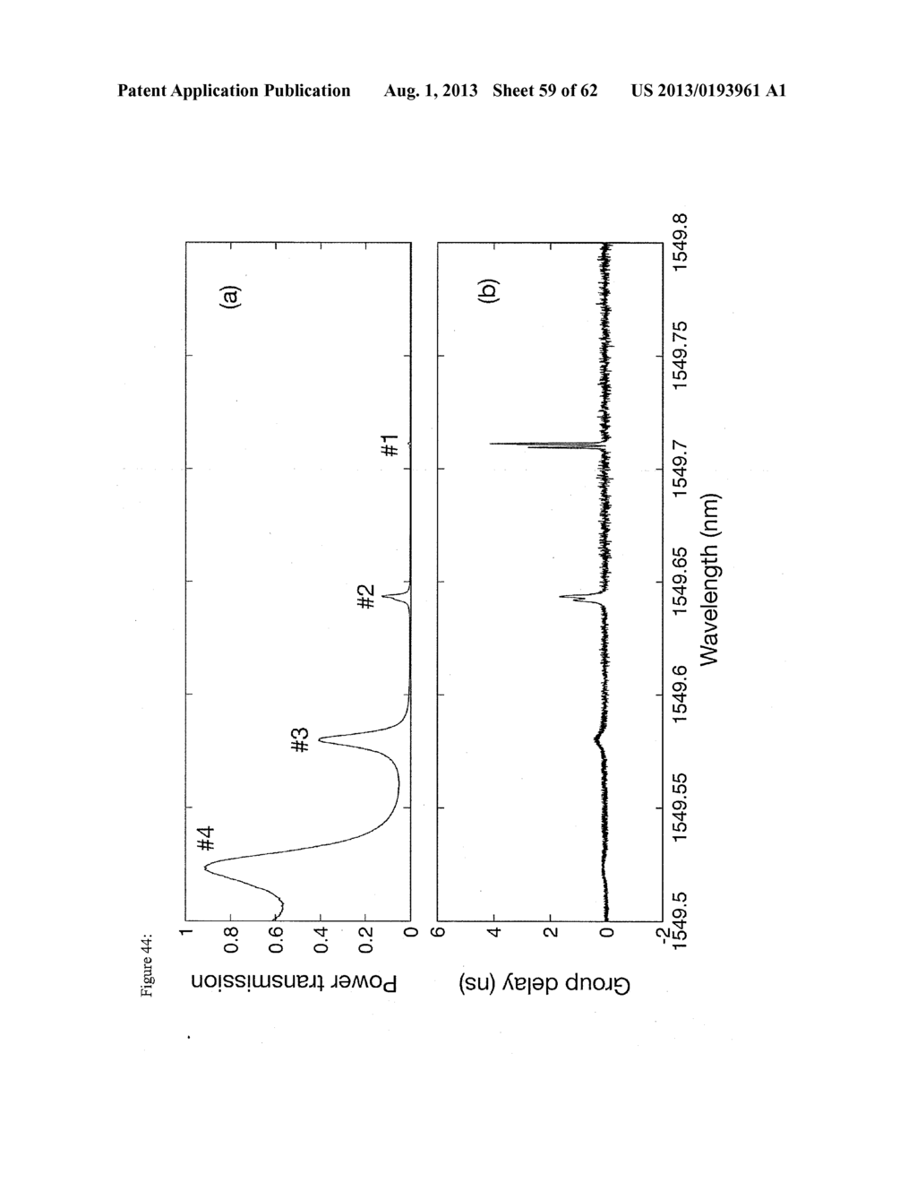 SYSTEM AND METHOD FOR MEASURING PERTURBATIONS USING A SLOW-LIGHT FIBER     BRAGG GRATING SENSOR - diagram, schematic, and image 60