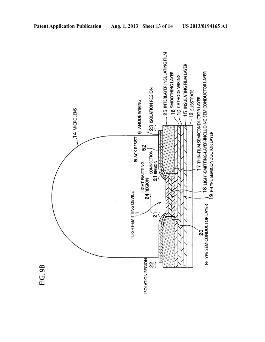 LIGHT-EMITTING PANEL AND HEAD UP DISPLAY INCLUDING THE SAME - diagram, schematic, and image 14