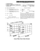 Optical filter security diagram and image